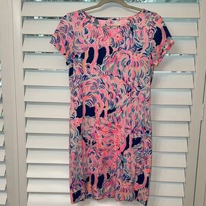 Lilly Pulitzer Pink and Blue Mini Dress